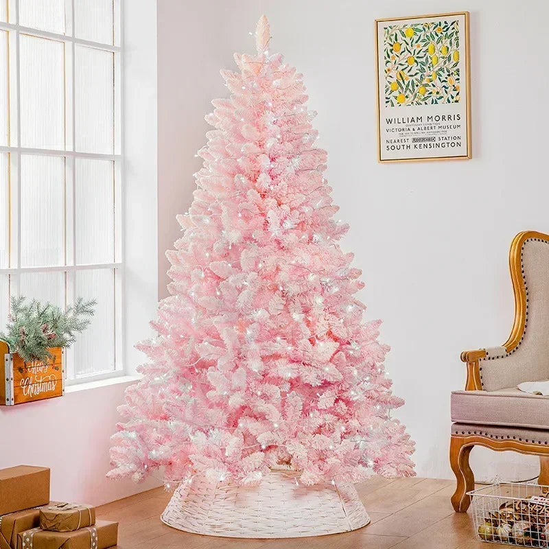 Artificial Christmas Tree Pink Blue Indoor Outdoor Decor-1