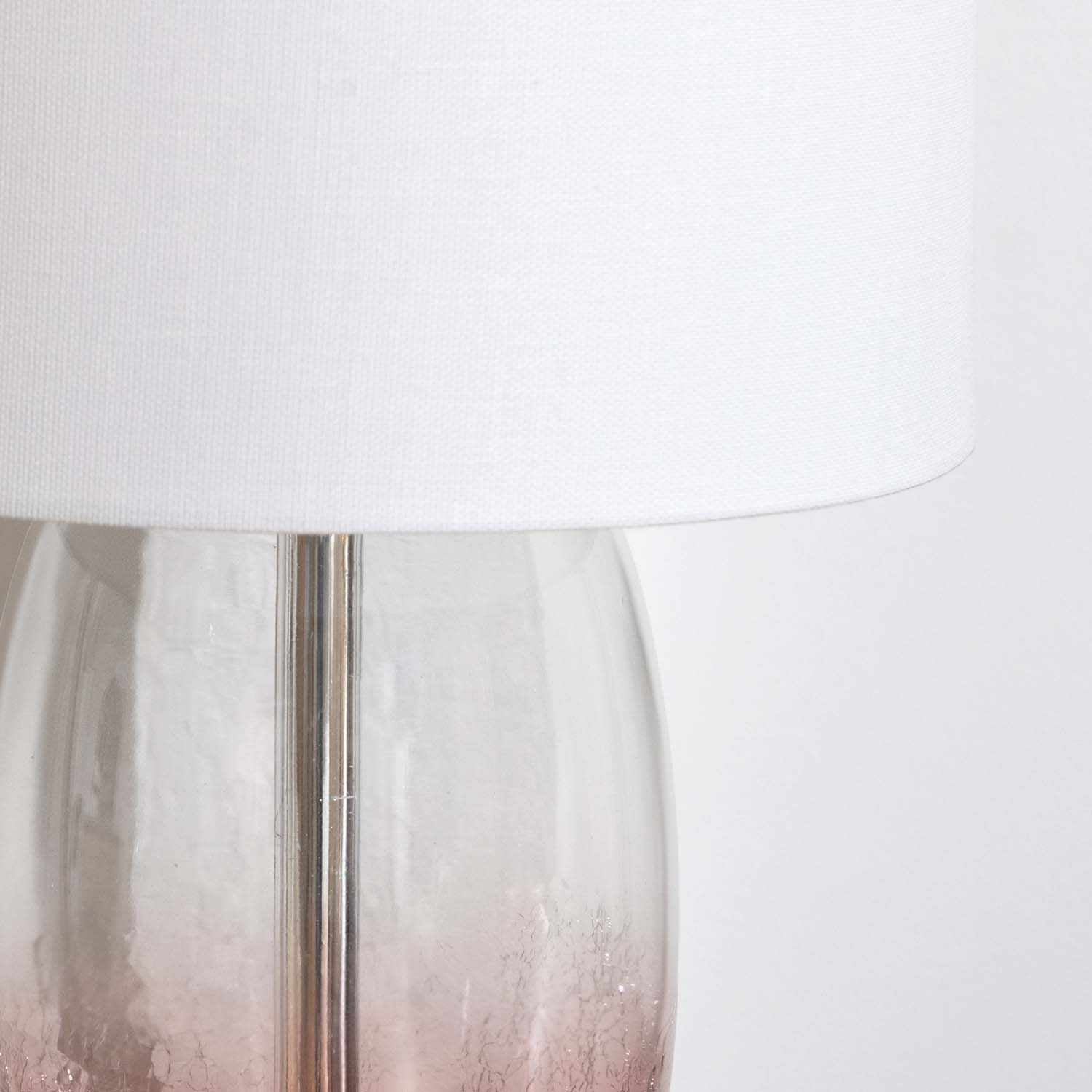 Pertek White Glass Table Lamp