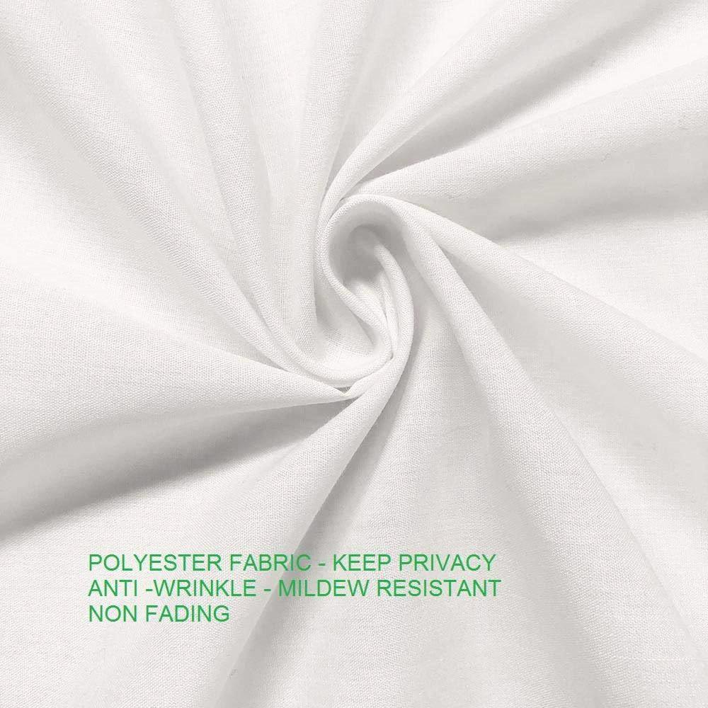 72-in. Paisley Polyester Fabric Shower Curtain in Vibrant Teal Red Yellow White - PRHOMZ