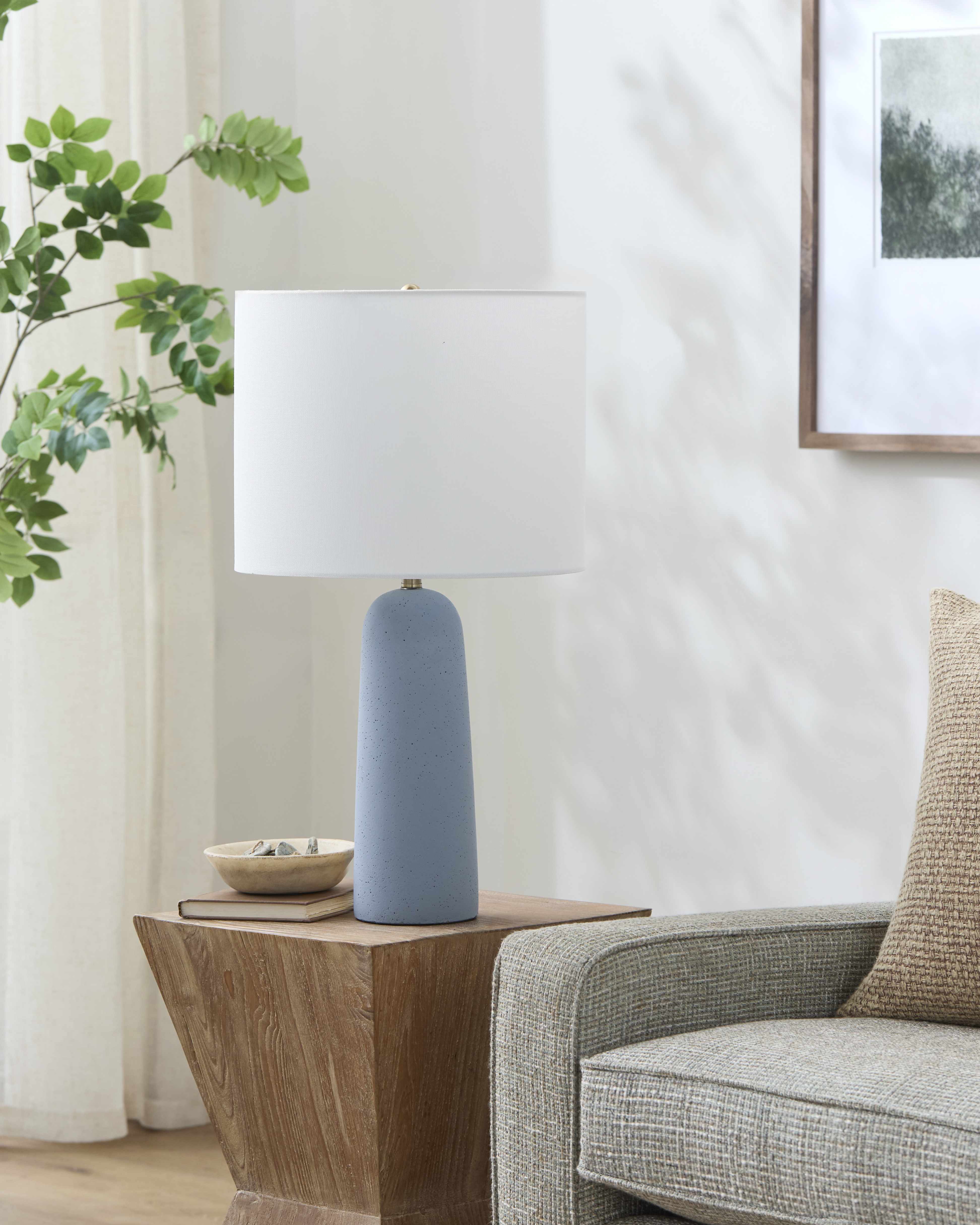 Wielsbeke Blue Table Lamp-2