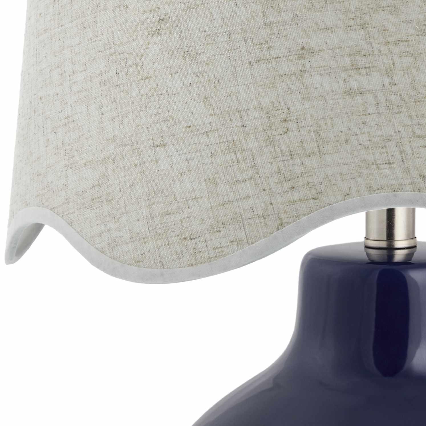 Pojezerje Navy & Wheat Table Lamp - PRHOMZ