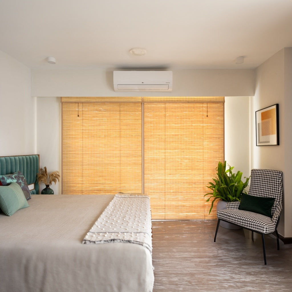 Bamboo Roller Blinds UK | Eco Friendly Roll Up Privacy Shades | Standard & Custom Fit-2