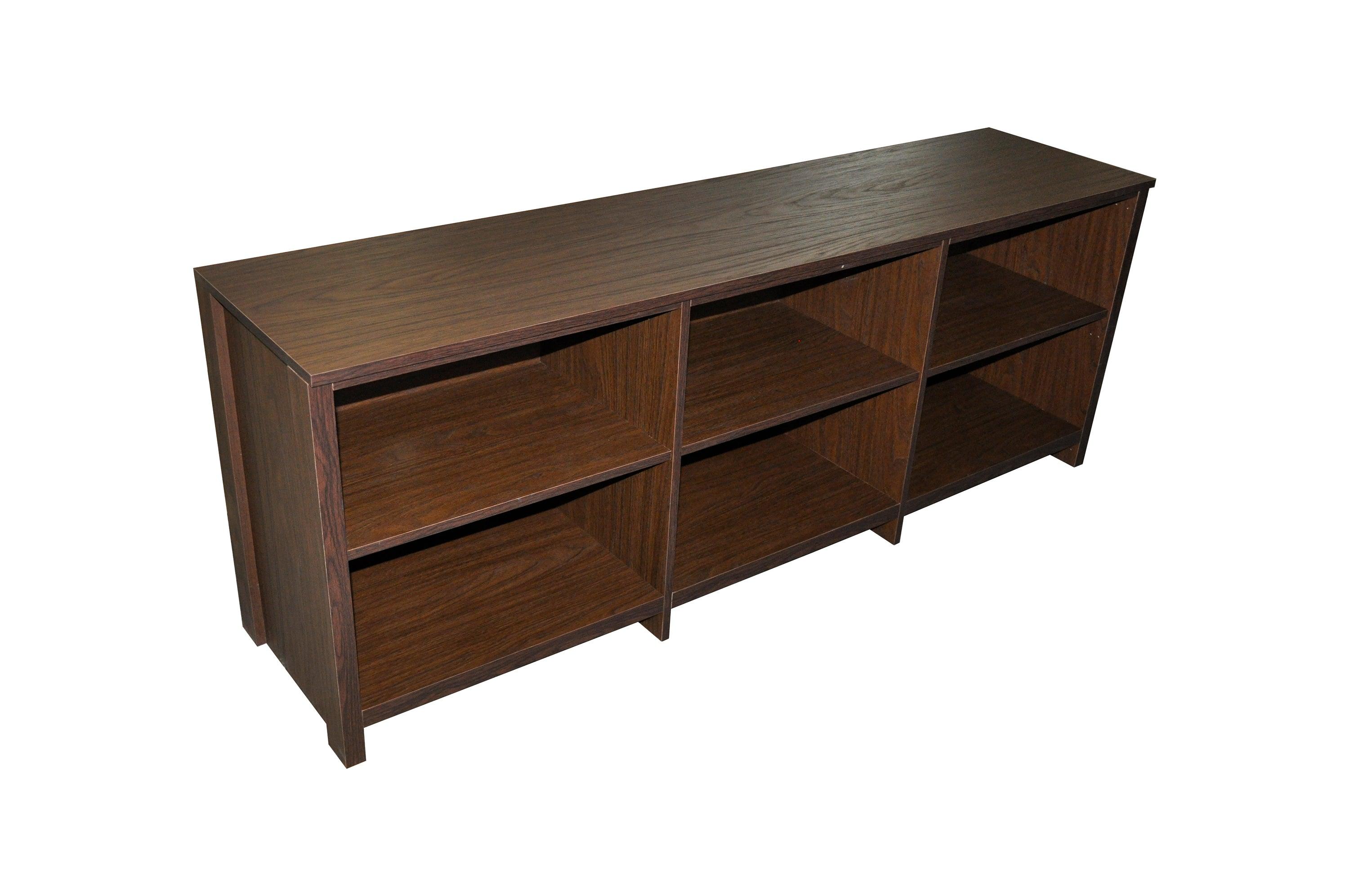 65 in.TV Stand with 6 Storage Shelves Fits TV's up to 70 in. - PRHOMZ
