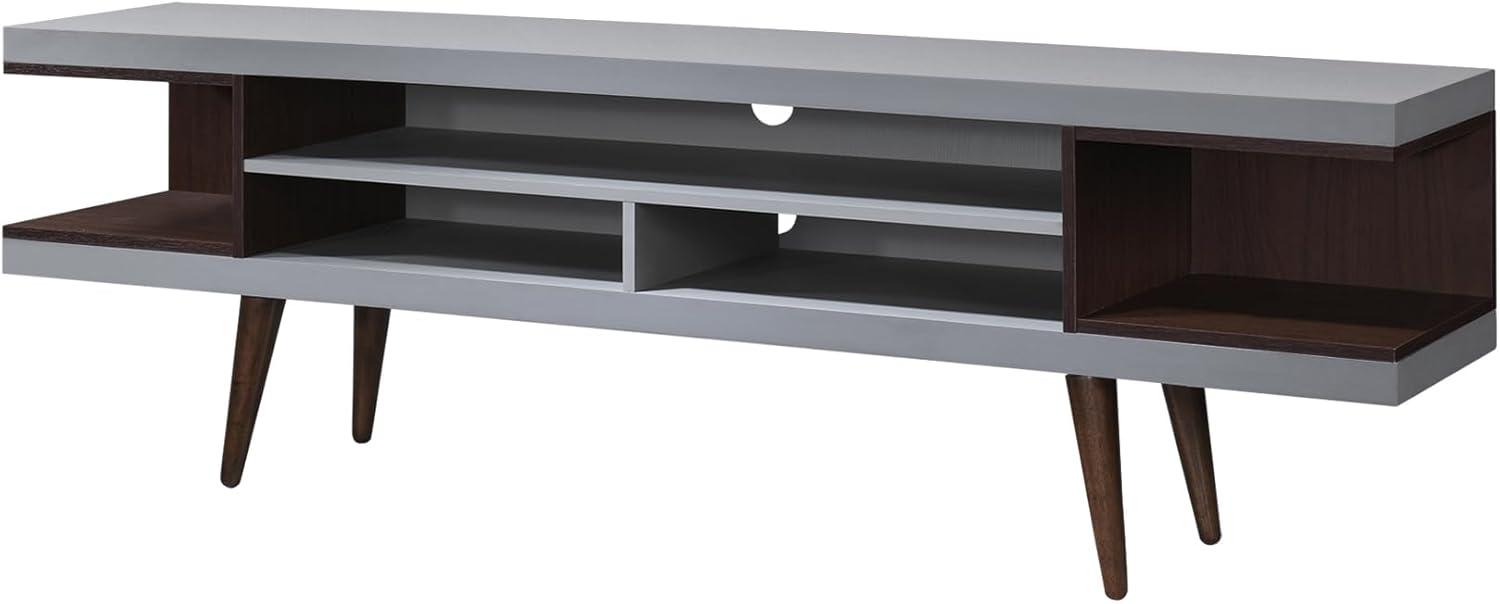70.87 in. Stand with 5 Storage Shelves Fits TV's up to 75 in. - PRHOMZ