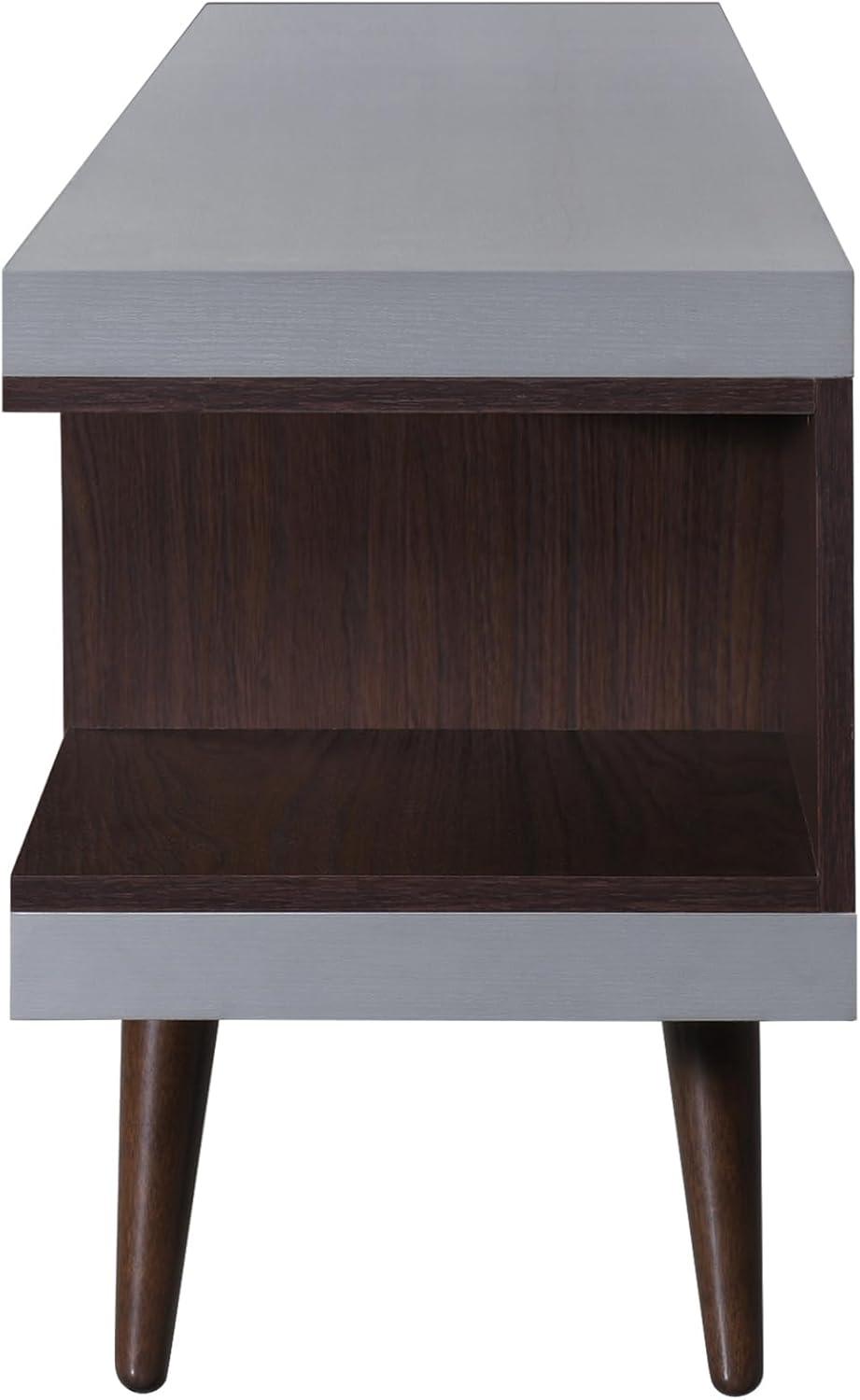 70.87 in. Stand with 5 Storage Shelves Fits TV's up to 75 in. - PRHOMZ