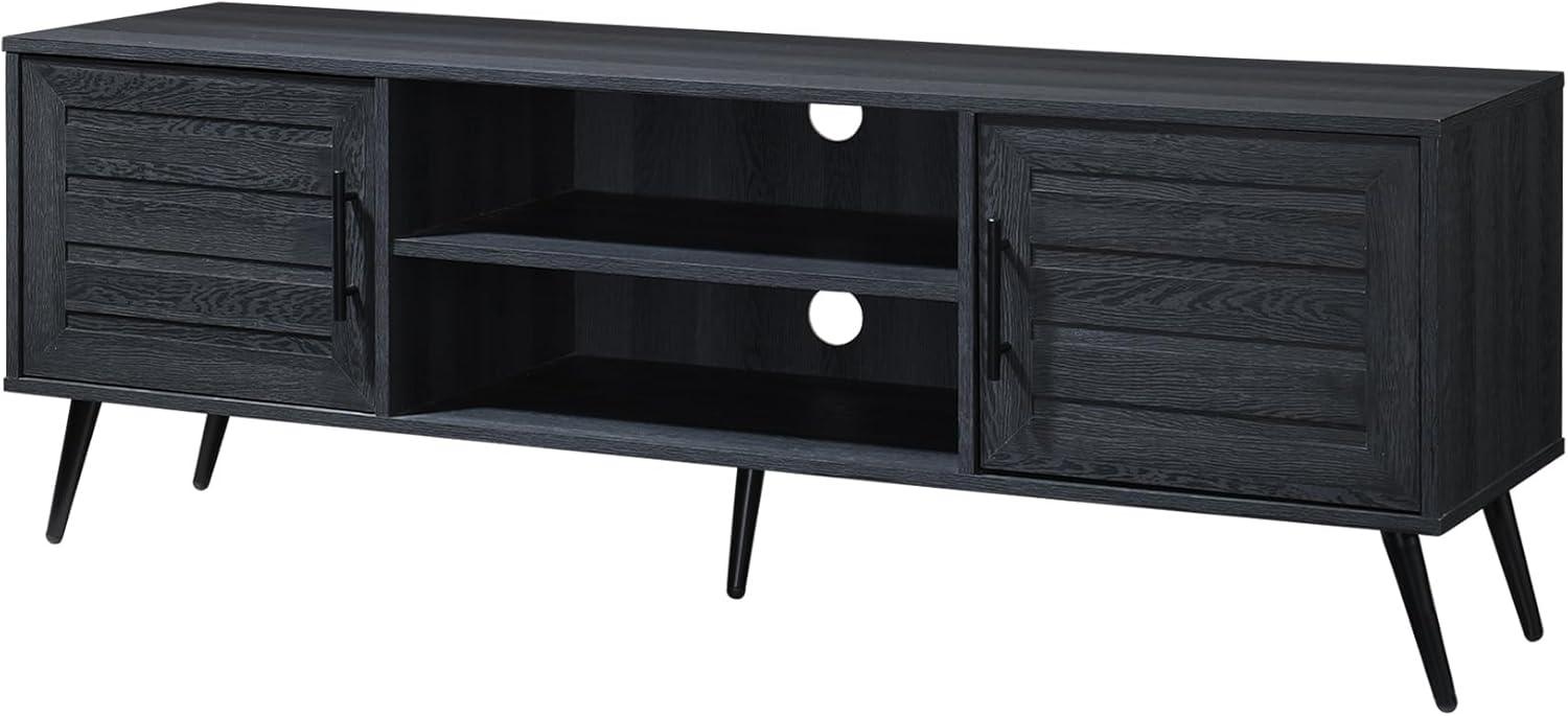 59 in. TV Stand with 2 Storage Cabinets Fits TV's up to 65 in. - PRHOMZ