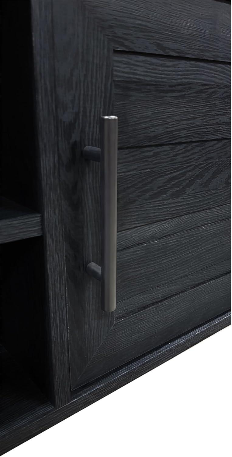 59 in. TV Stand with 2 Storage Cabinets Fits TV's up to 65 in. - PRHOMZ