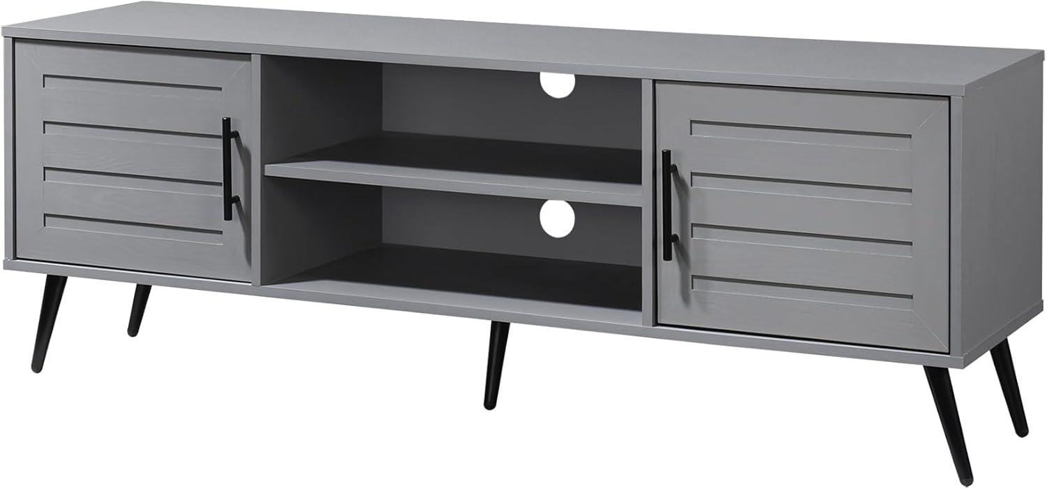 59 in. TV Stand with 2 Storage Cabinets Fits TV's up to 65 in. - PRHOMZ