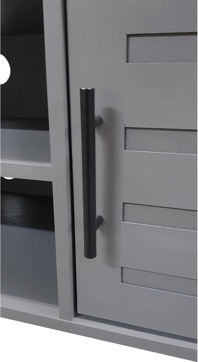 59 in. TV Stand with 2 Storage Cabinets Fits TV's up to 65 in. - PRHOMZ