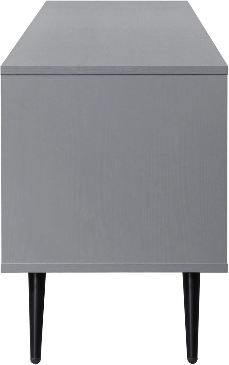 59 in. TV Stand with 2 Storage Cabinets Fits TV's up to 65 in. - PRHOMZ