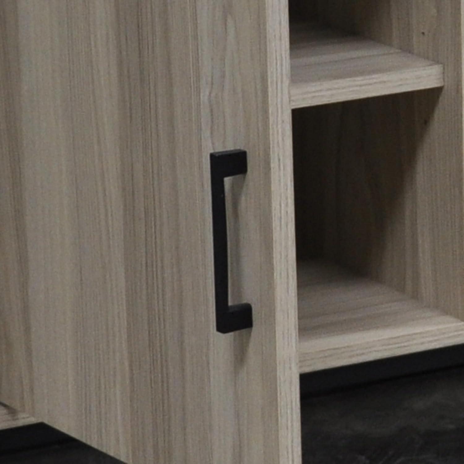 47 in. TV Stand with 2 Storage Cabinets Fits TV's up to 50 in. - PRHOMZ