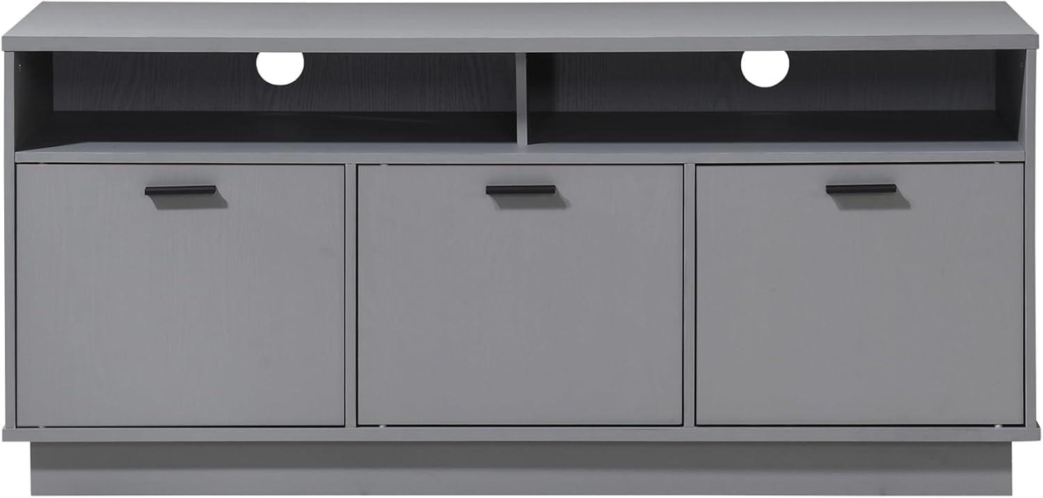 47.24 in. TV Stand with 3 Storage Cabinets Fits TV's up to 55 in. - PRHOMZ