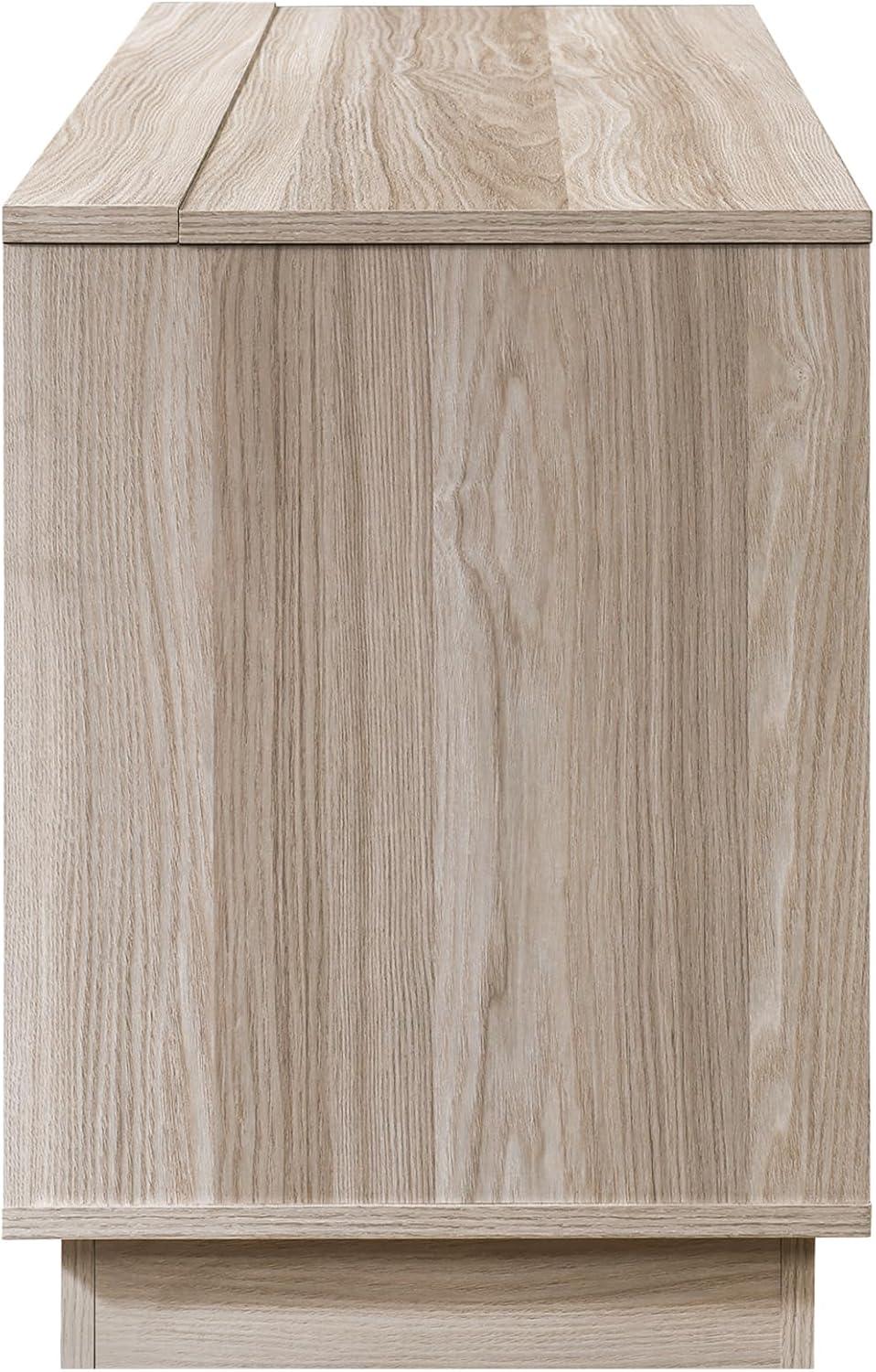 47.24 in. TV Stand with 3 Storage Cabinets Fits TV's up to 55 in. - PRHOMZ