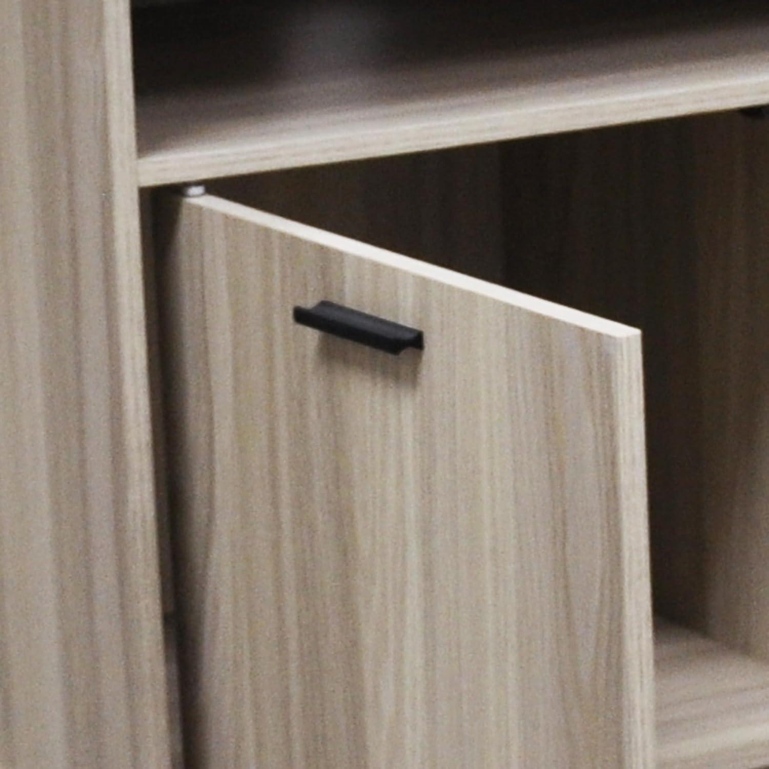 47.24 in. TV Stand with 3 Storage Cabinets Fits TV's up to 55 in. - PRHOMZ