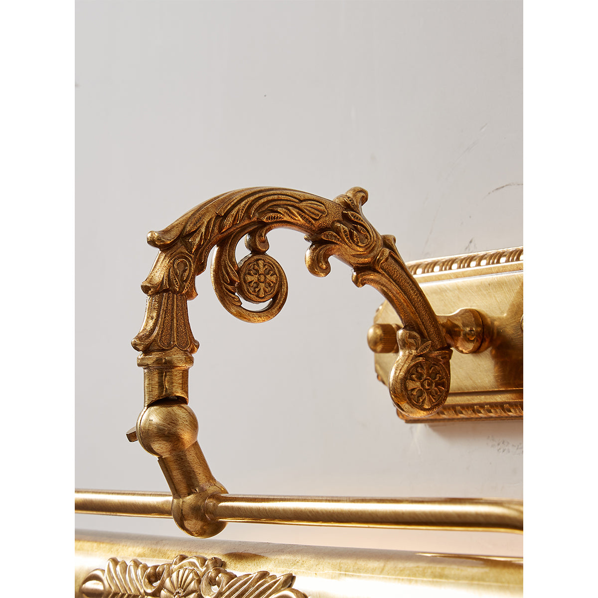 Antique Brass Picture Frame Wall Lamp with Integrated Light | Gallery Wall Art
