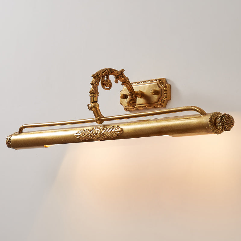 Antique Brass Picture Frame Wall Lamp with Integrated Light | Gallery Wall Art