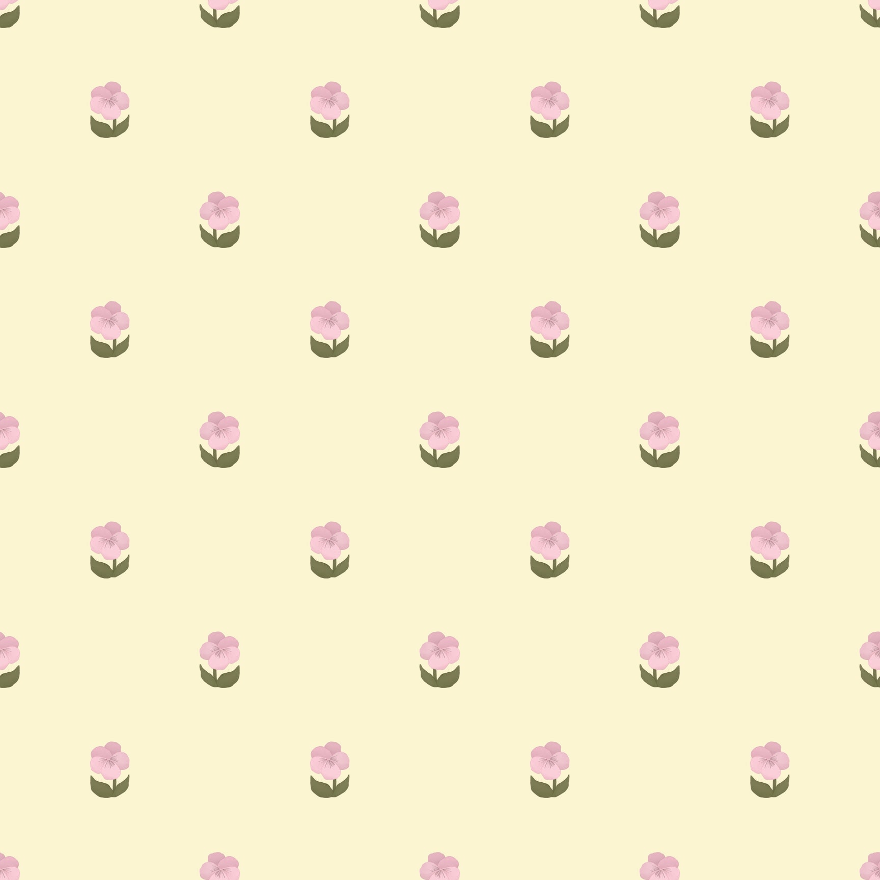 Pansie Wallpaper by The Lil Dills Shop