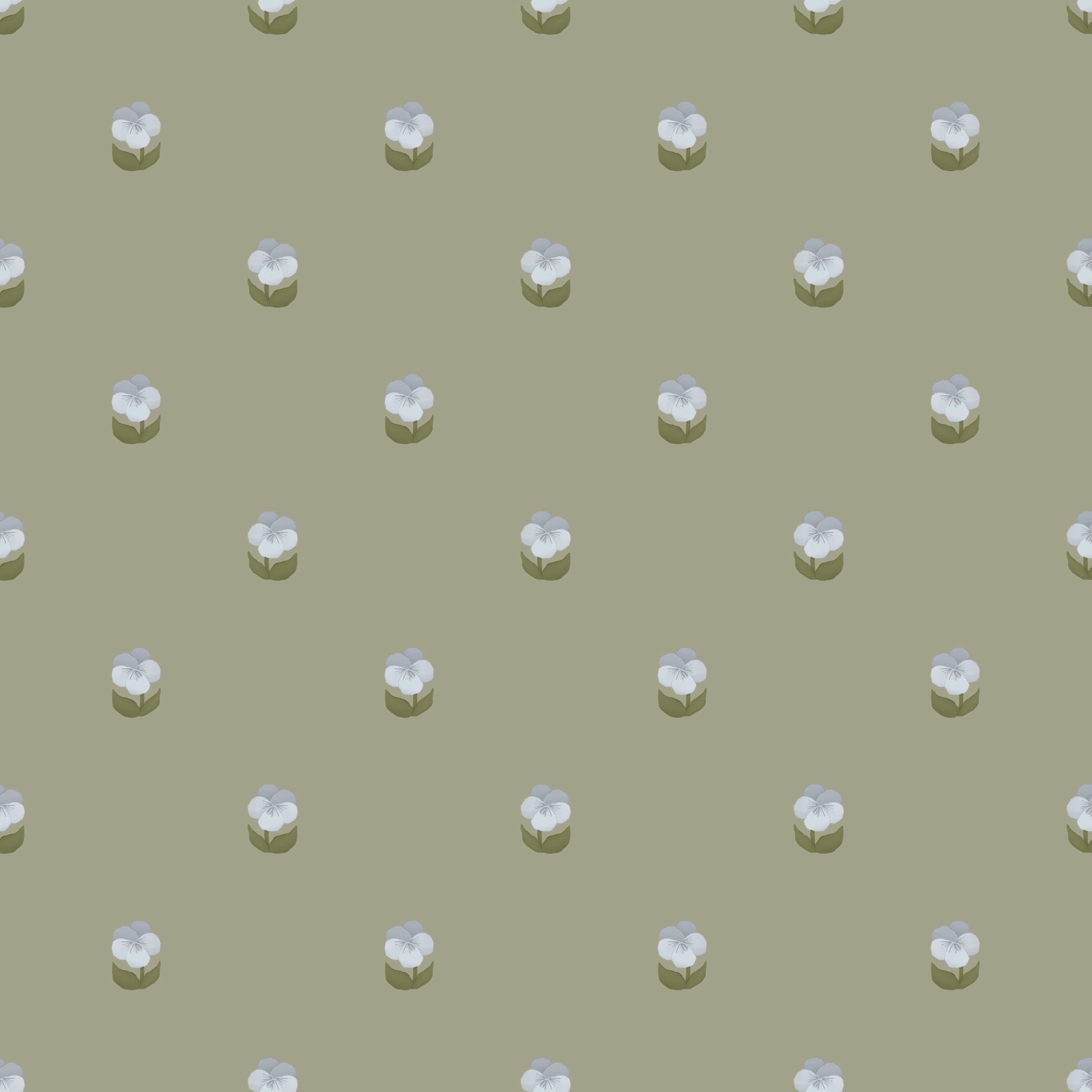 Pansie Wallpaper by The Lil Dills Shop