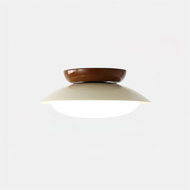 Olivea | Flush Mount LED Ceiling Light with Dome Shade, Dimmable Option for Small Spaces