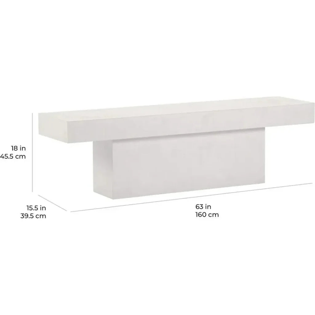 Perpetual Slate Gray Outdoor T-Bench
