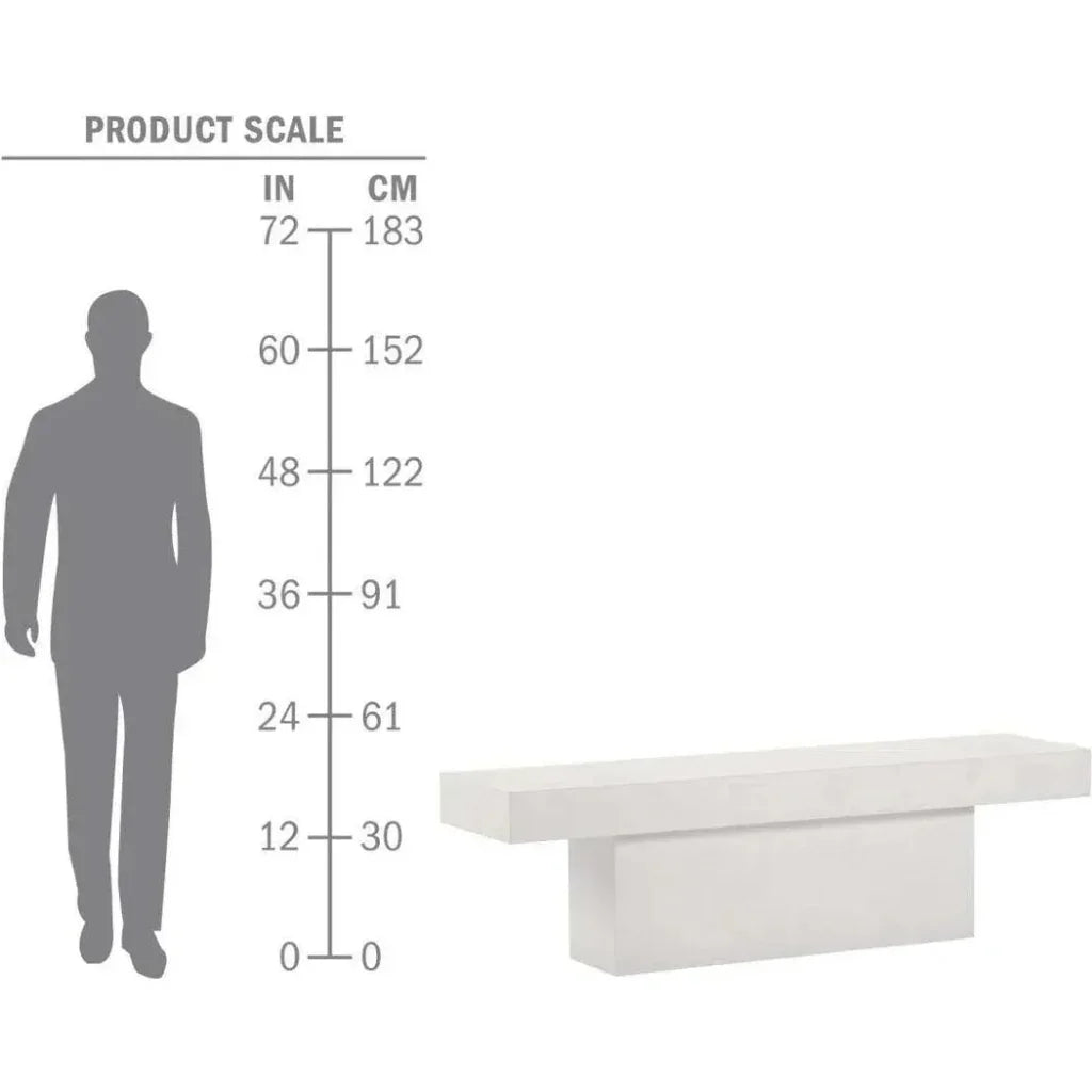 Perpetual Slate Gray Outdoor T-Bench