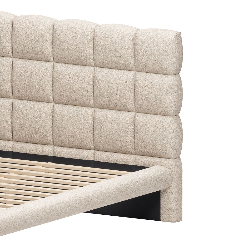 Placid Shearling Fabric Bed