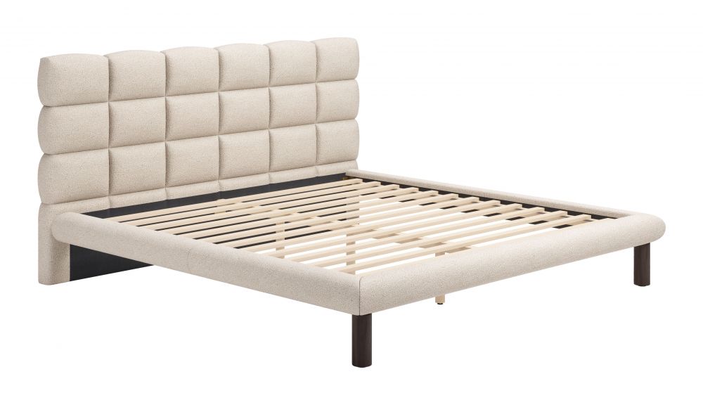 Placid Shearling Fabric Bed