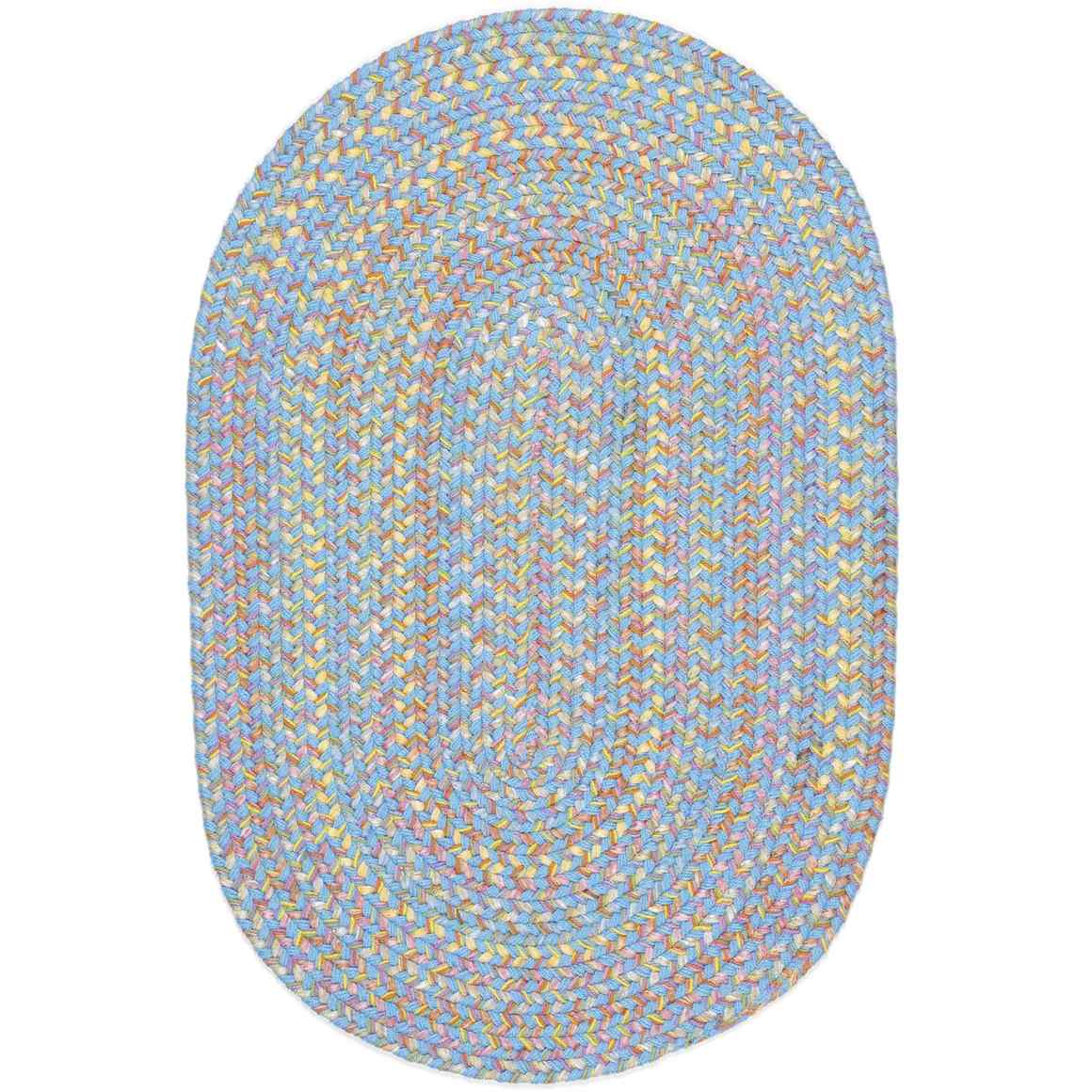 Playtime Braided Oval Reversible Area Rugs