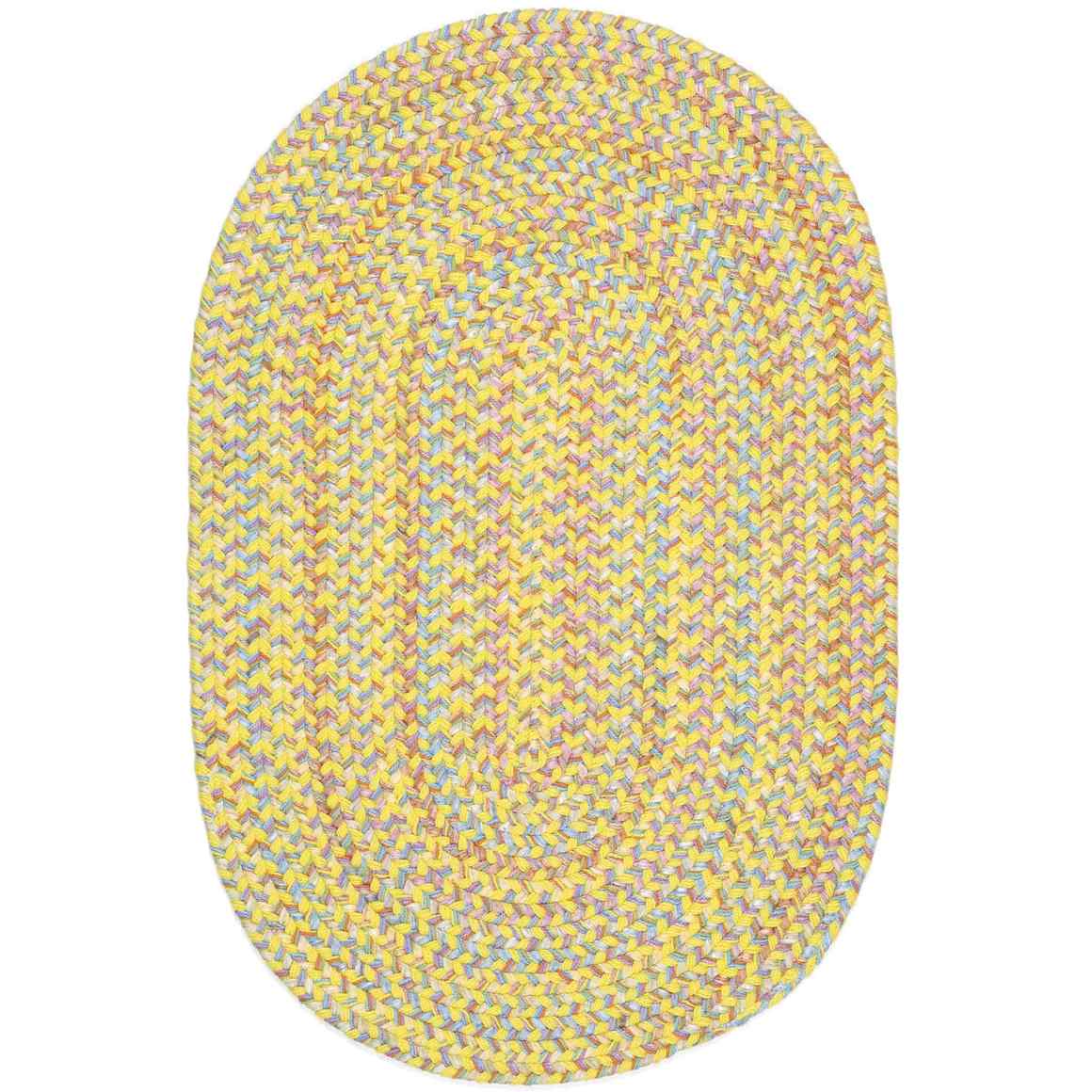 Playtime Braided Oval Reversible Area Rugs