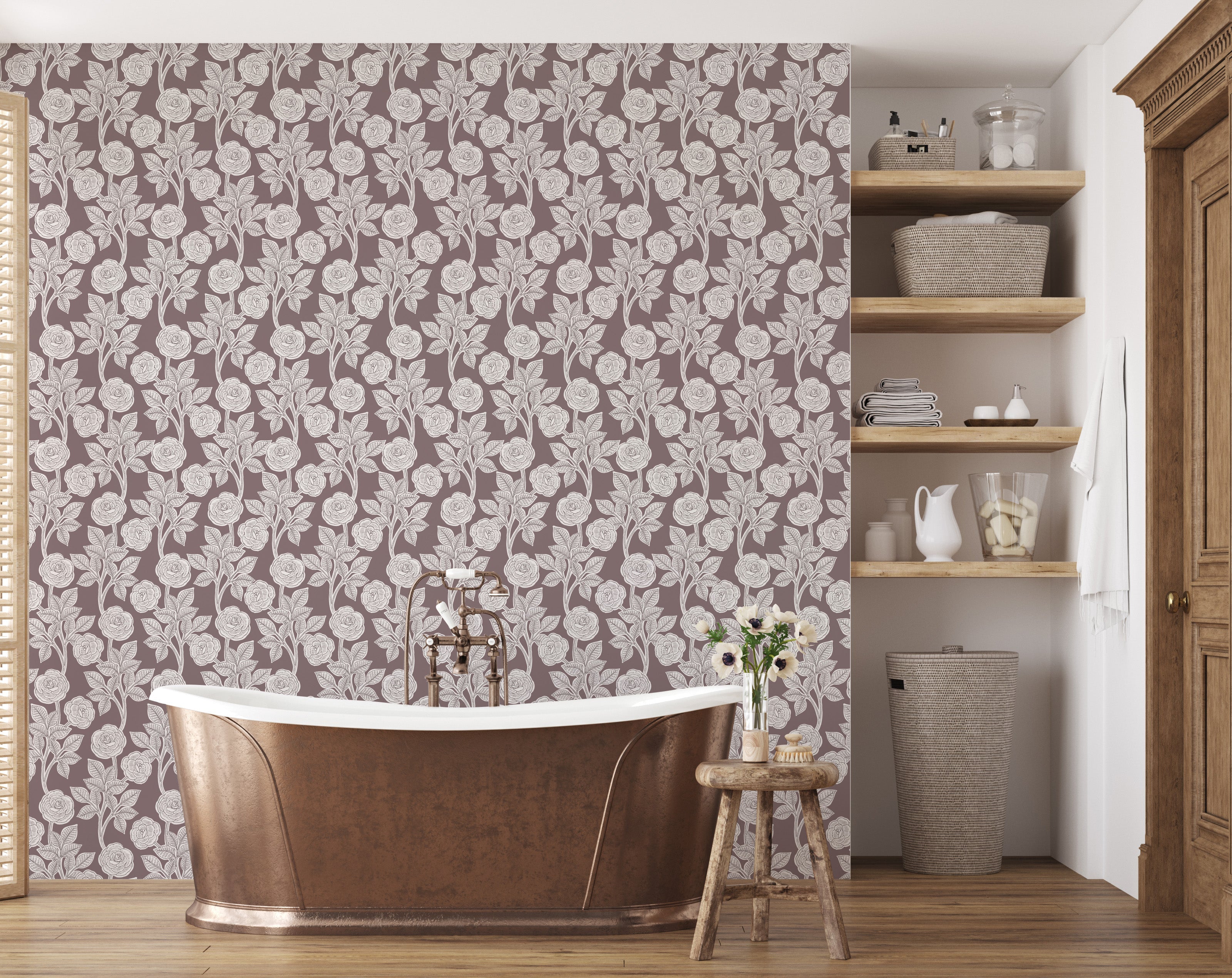 Mulberry Wallpaper by Gooseberry Moon