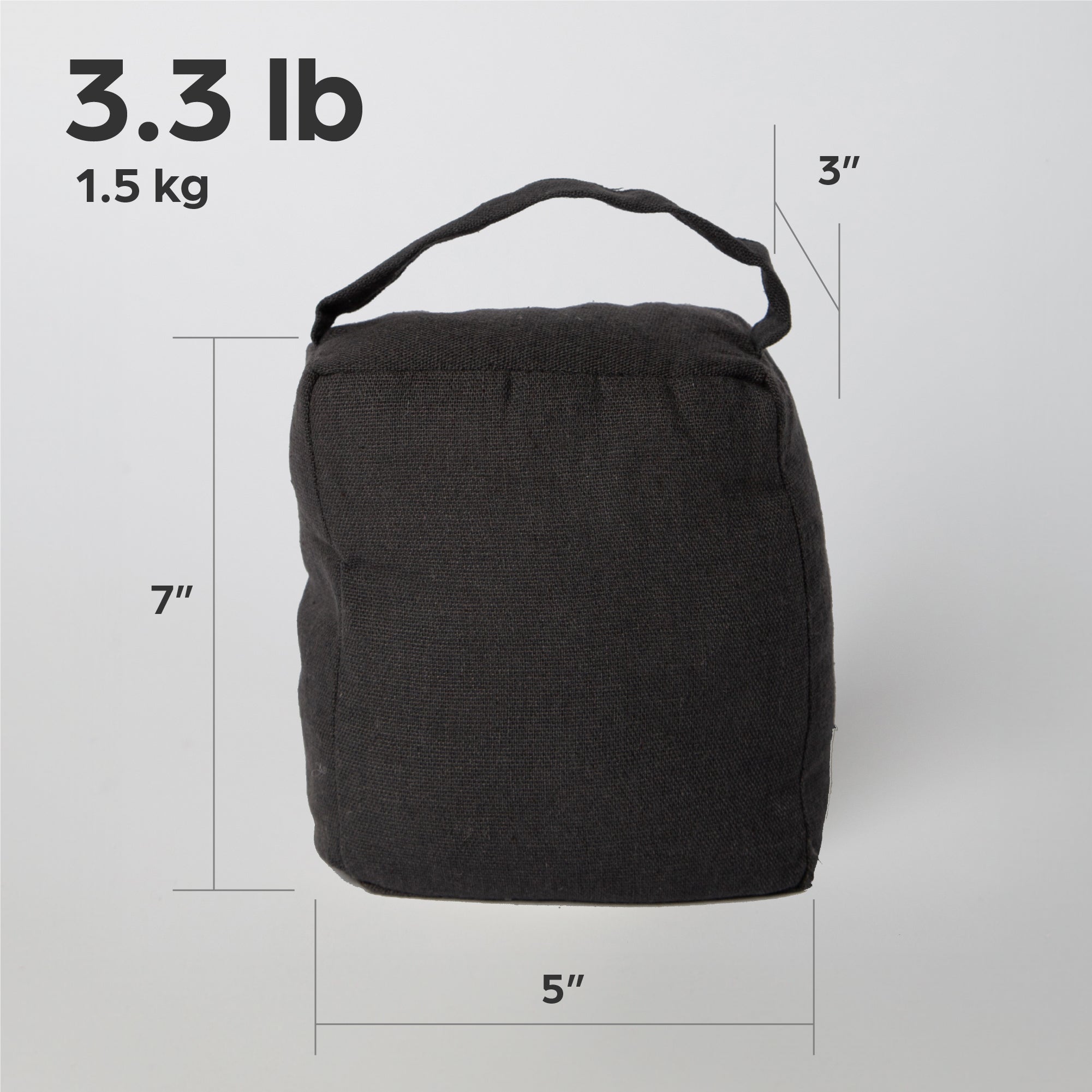 497 - Decorative Fabric Weighted Door Stopper for home and office