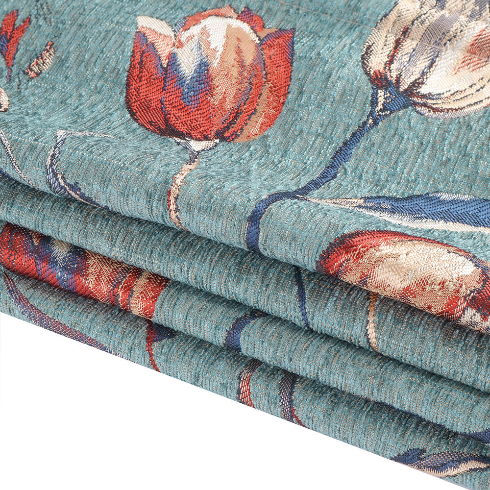 Priya Floral Cotton Roman Shade