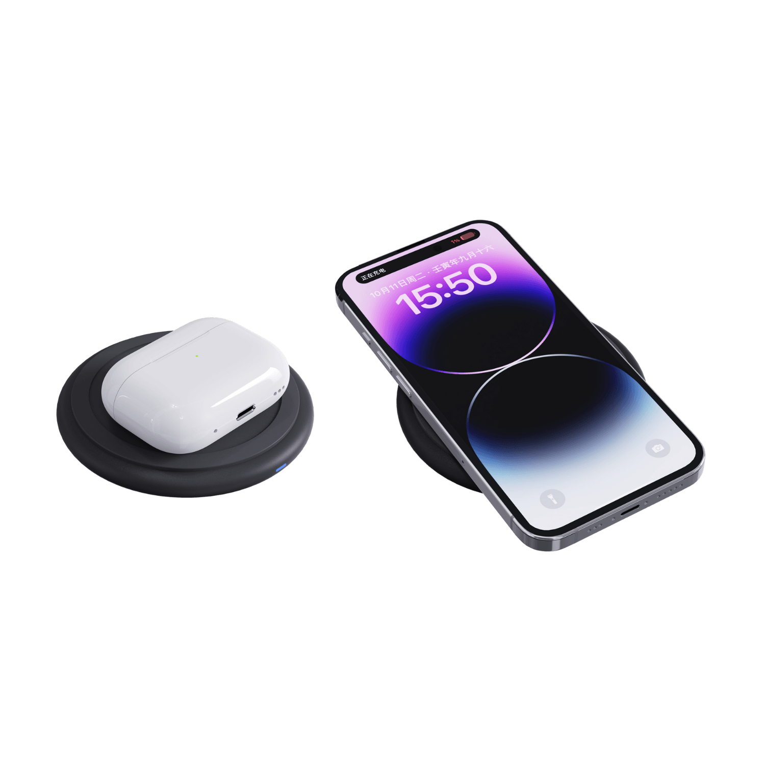 COSPRO Electric Salt and Pepper Grinder with Qi Wireless Charging Base – 1-Pack