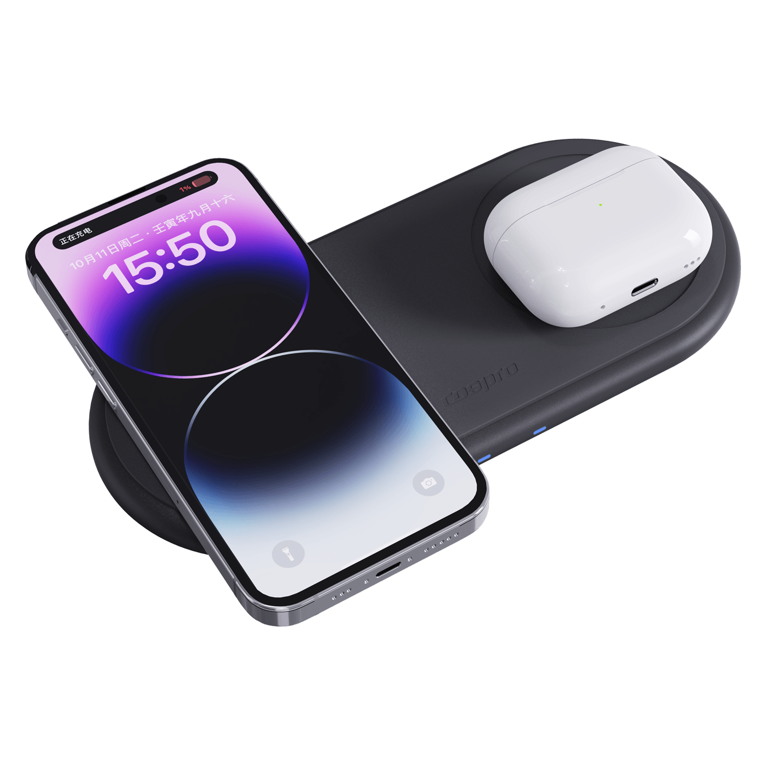 COSPRO 2-in-1 Electric Salt and Pepper Grinder Set with Wireless Charging Base – SPL Edition