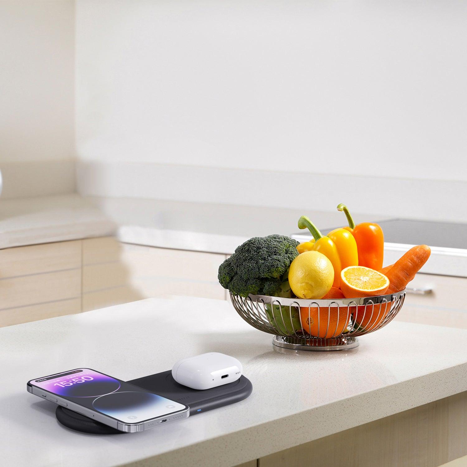 COSPRO 2-in-1 Electric Salt and Pepper Grinder Set with Wireless Charging Base – SPL Edition