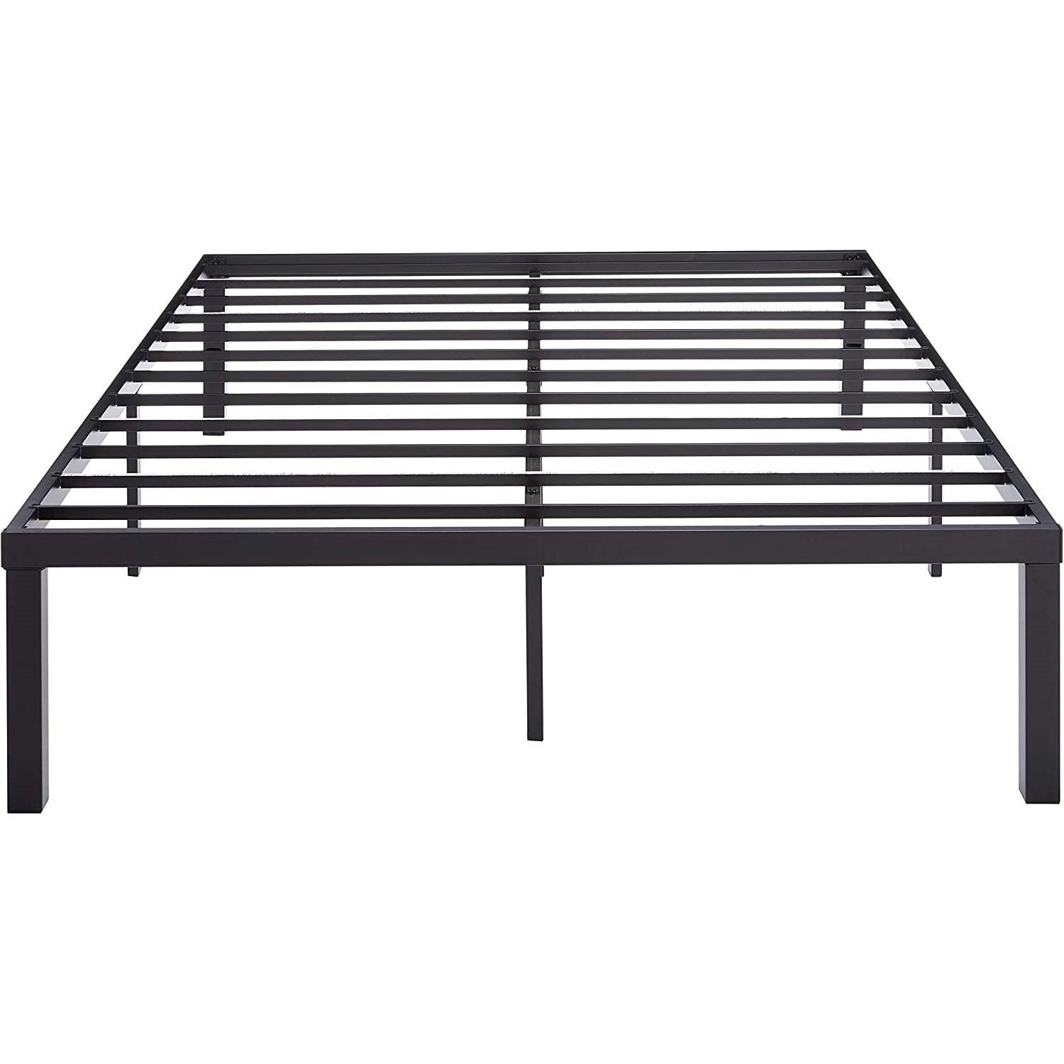 Queen size Modern 16-inch Heavy Steel Metal Platform Bed Frame - PRHOMZ