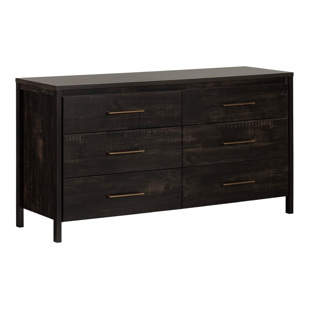 Modern Java 6 Drawer Double Dresser - PRHOMZ
