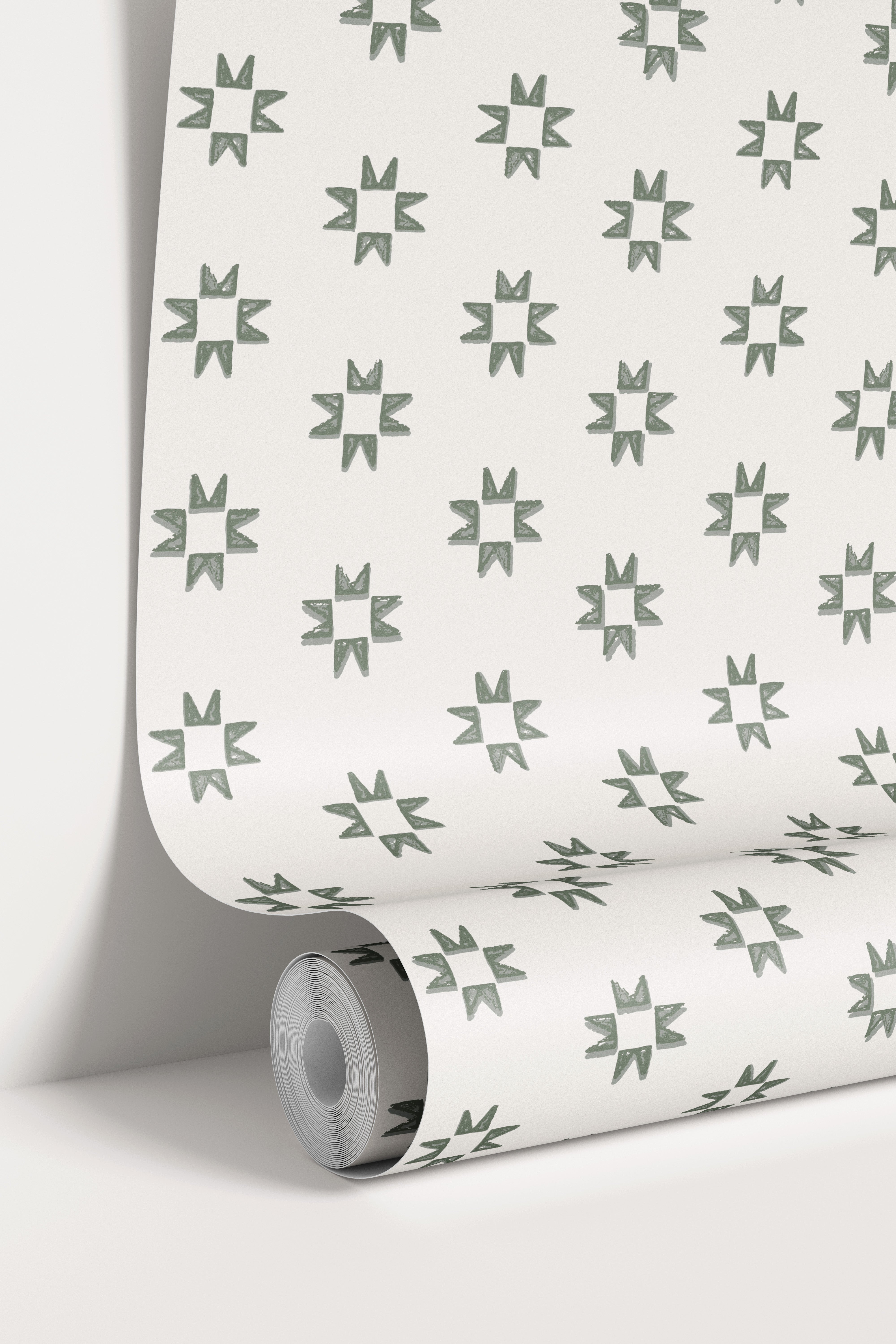 Iris Wallpaper by Melissa Johnson Design