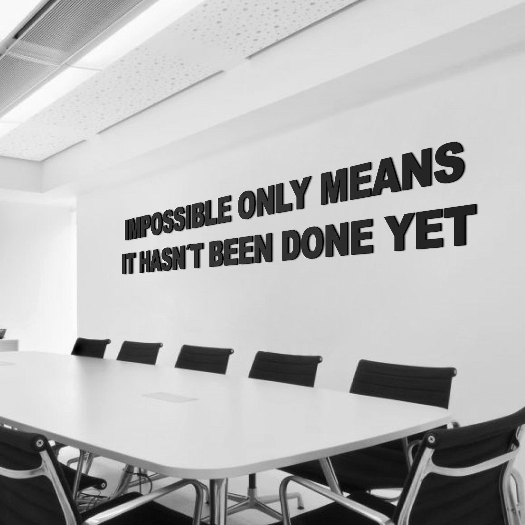 Impossible 3D Office Wall Decor - PRHOMZ