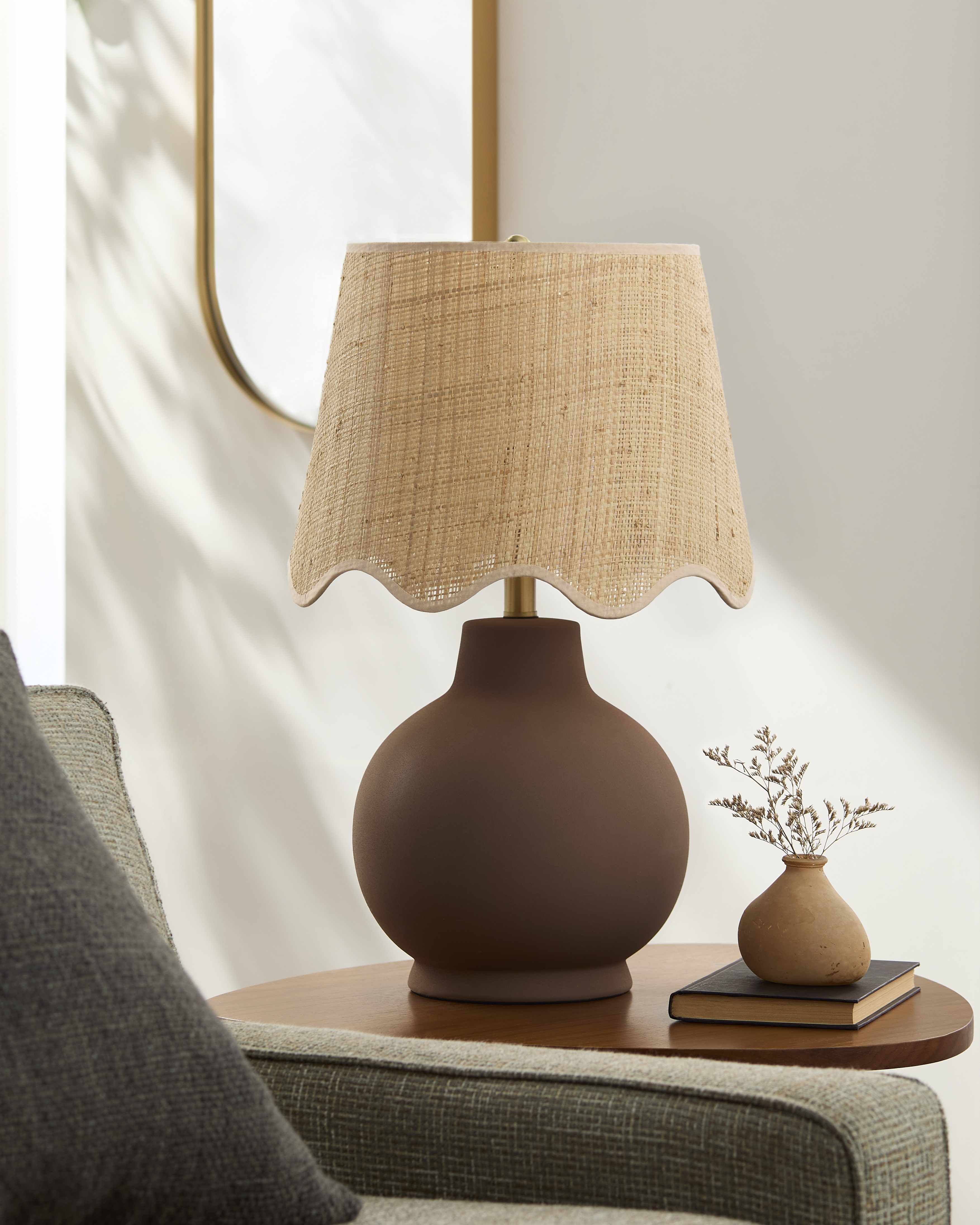 Ranshofen Multi Brown Table Lamp-0