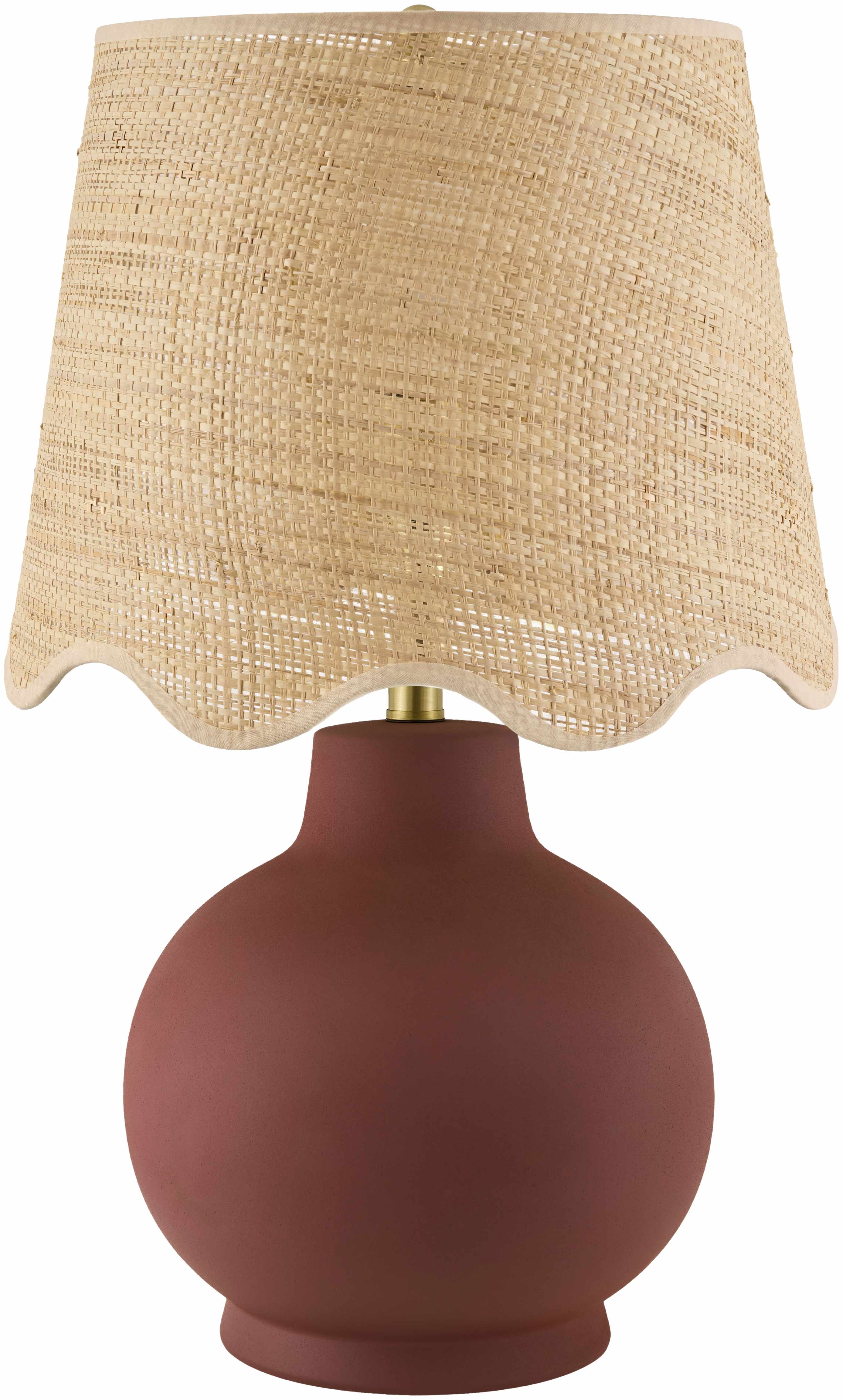 Ranshofen Dark Red Table Lamp-0