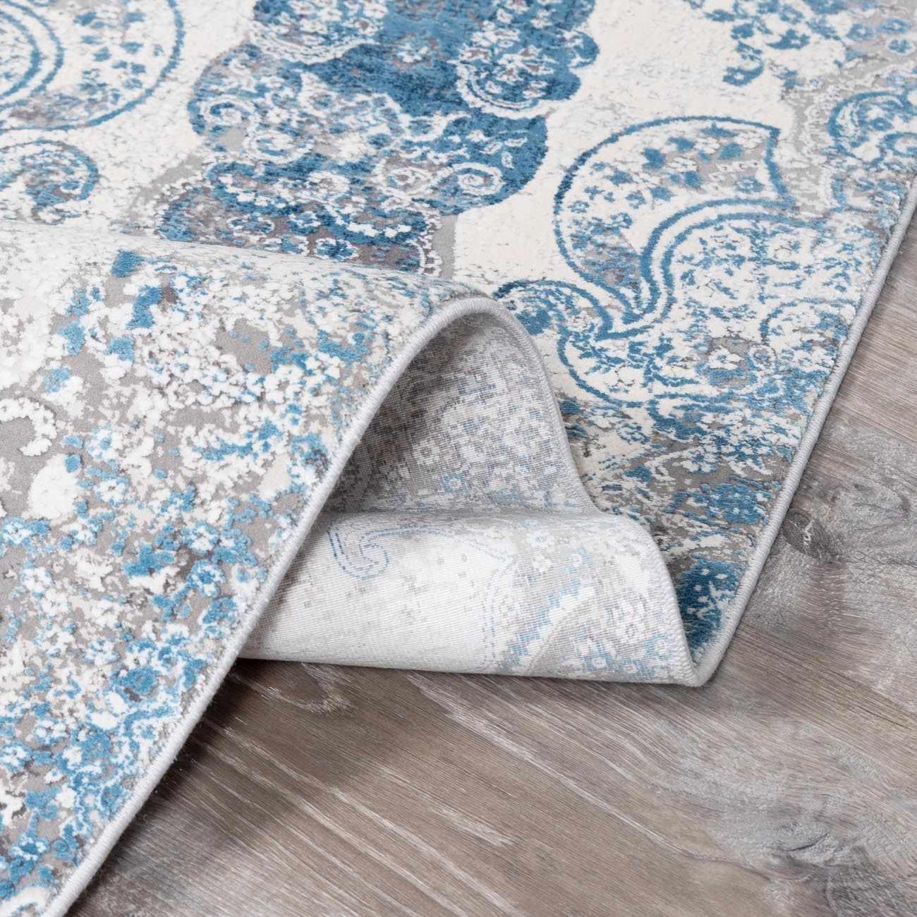 Rydalmere Luxury Fringed Faux Silk Rug - PRHOMZ