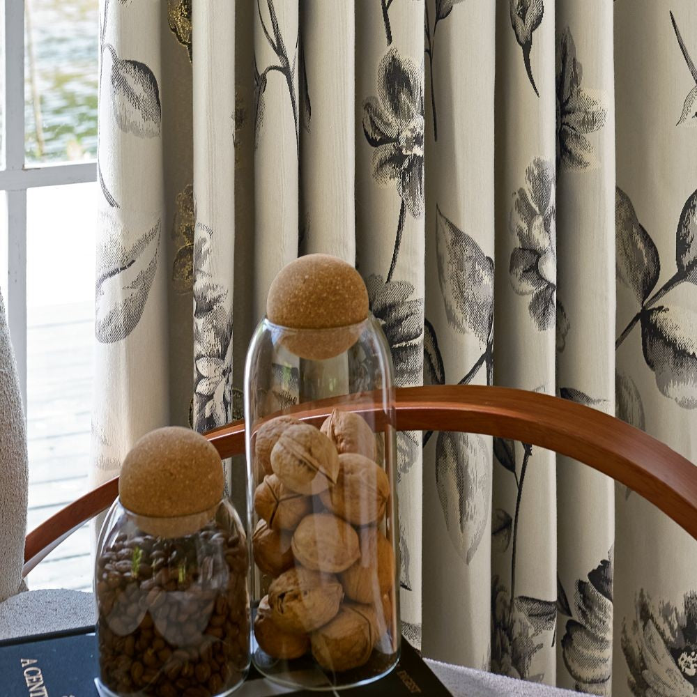Raelynn Large-Scale Floral Botanical Curtains