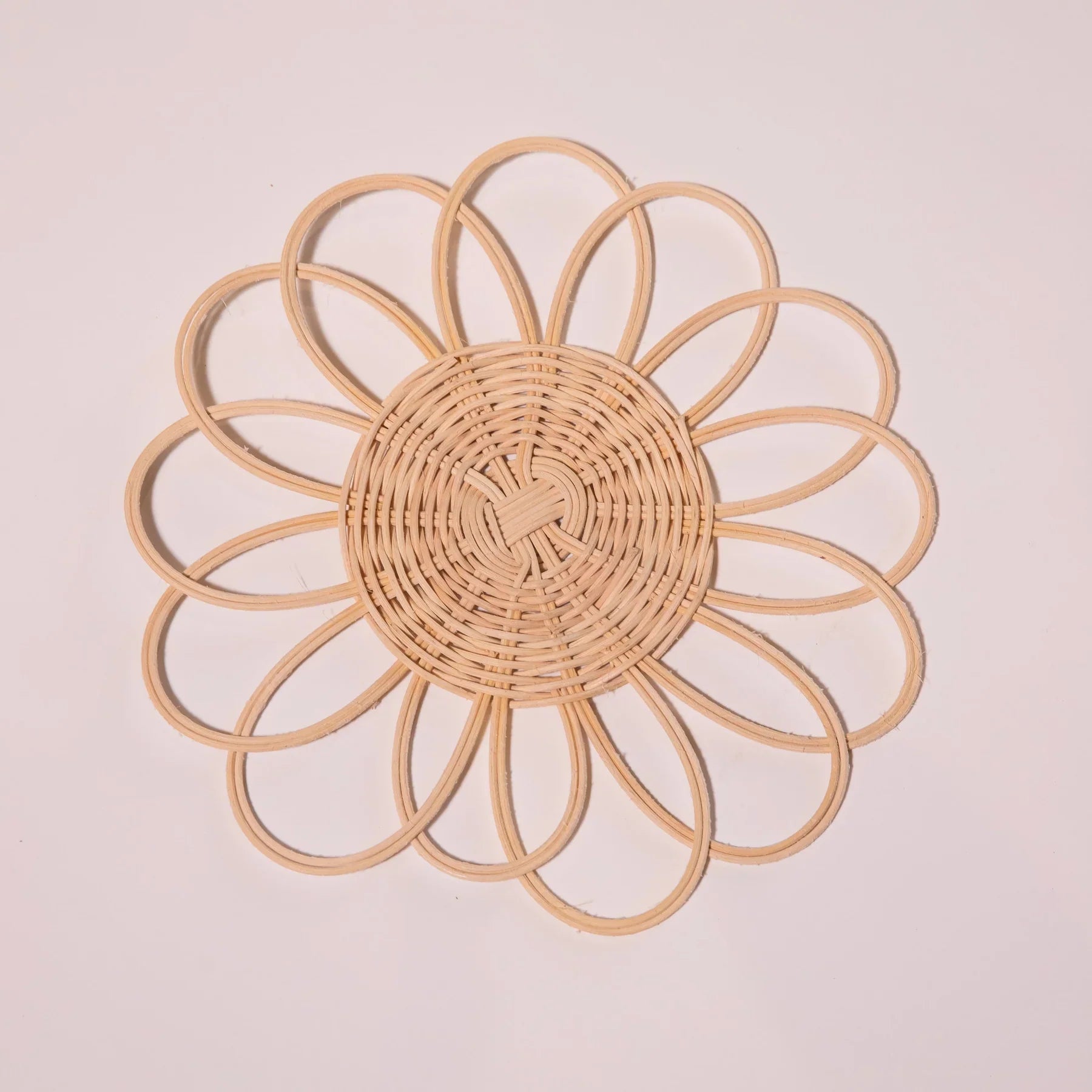 Bohemian Rattan Wall Art Set (12pcs) - Natural Woven Decor for Living Room, Bedroom-3