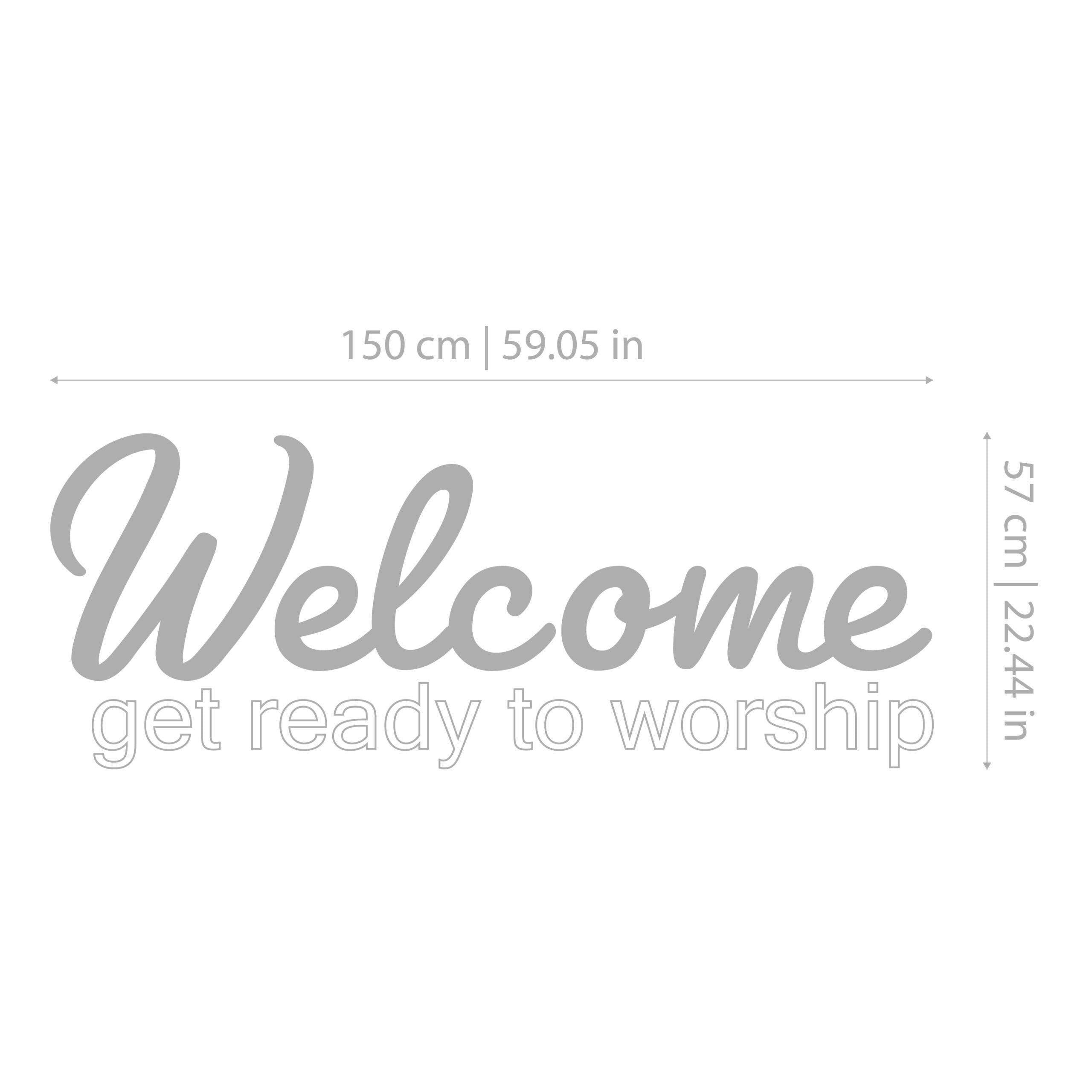 Welcome Get Ready to Worship - PRHOMZ