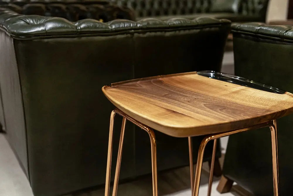 Rectangular Resin Side Table | Ivory Side Table