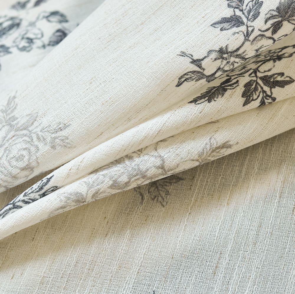 Reeta Subtle Botanical Cafe Curtains