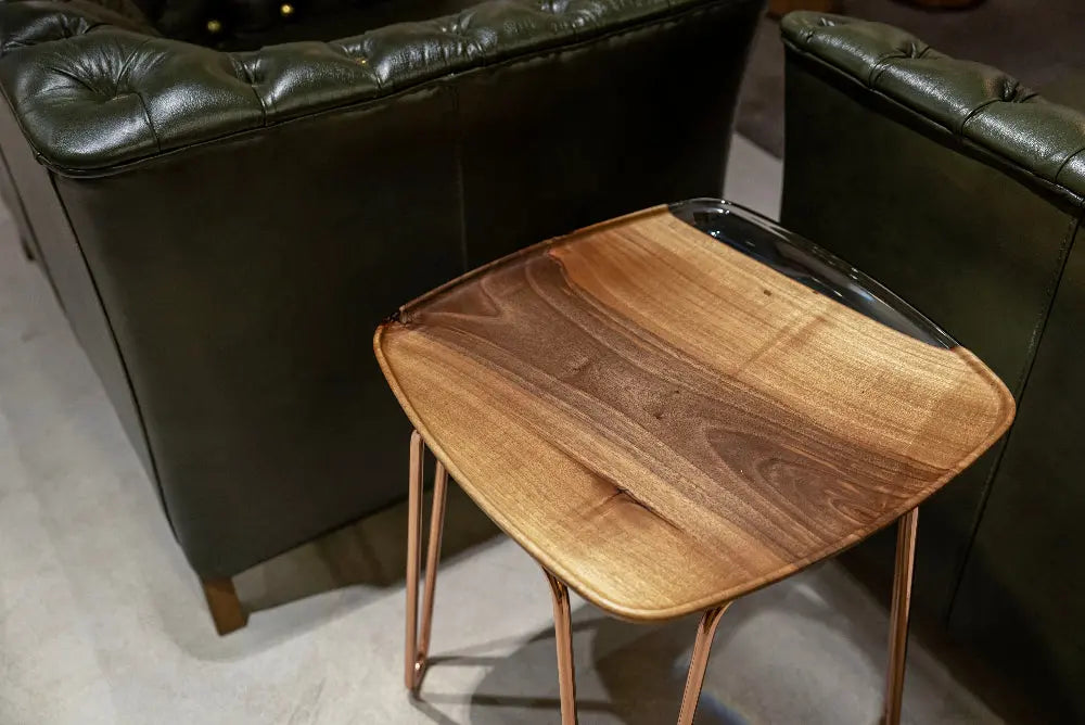Rectangular Resin Side Table | Ivory Side Table