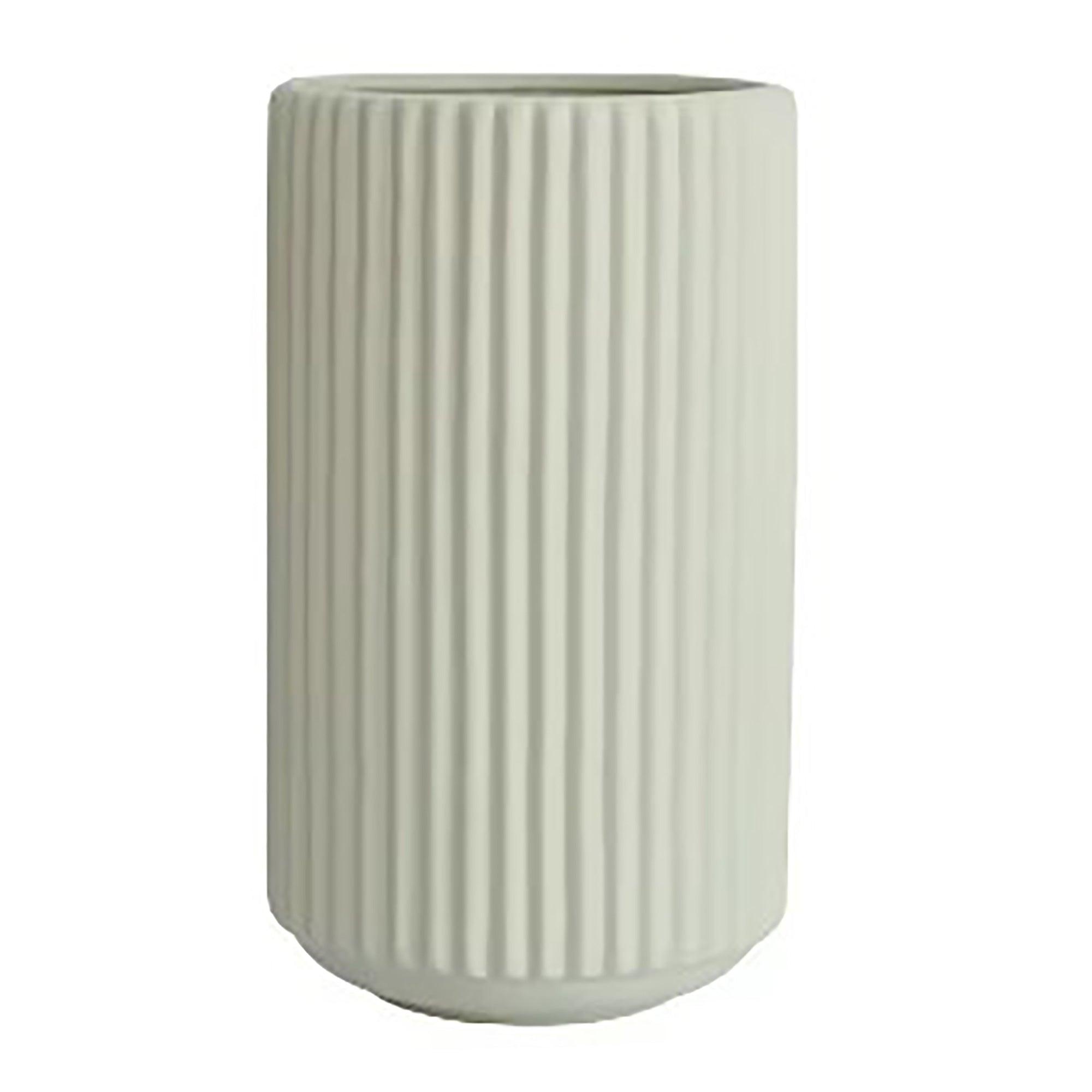 Ribbed Ceramic Vase-Mint-XXL - PRHOMZ