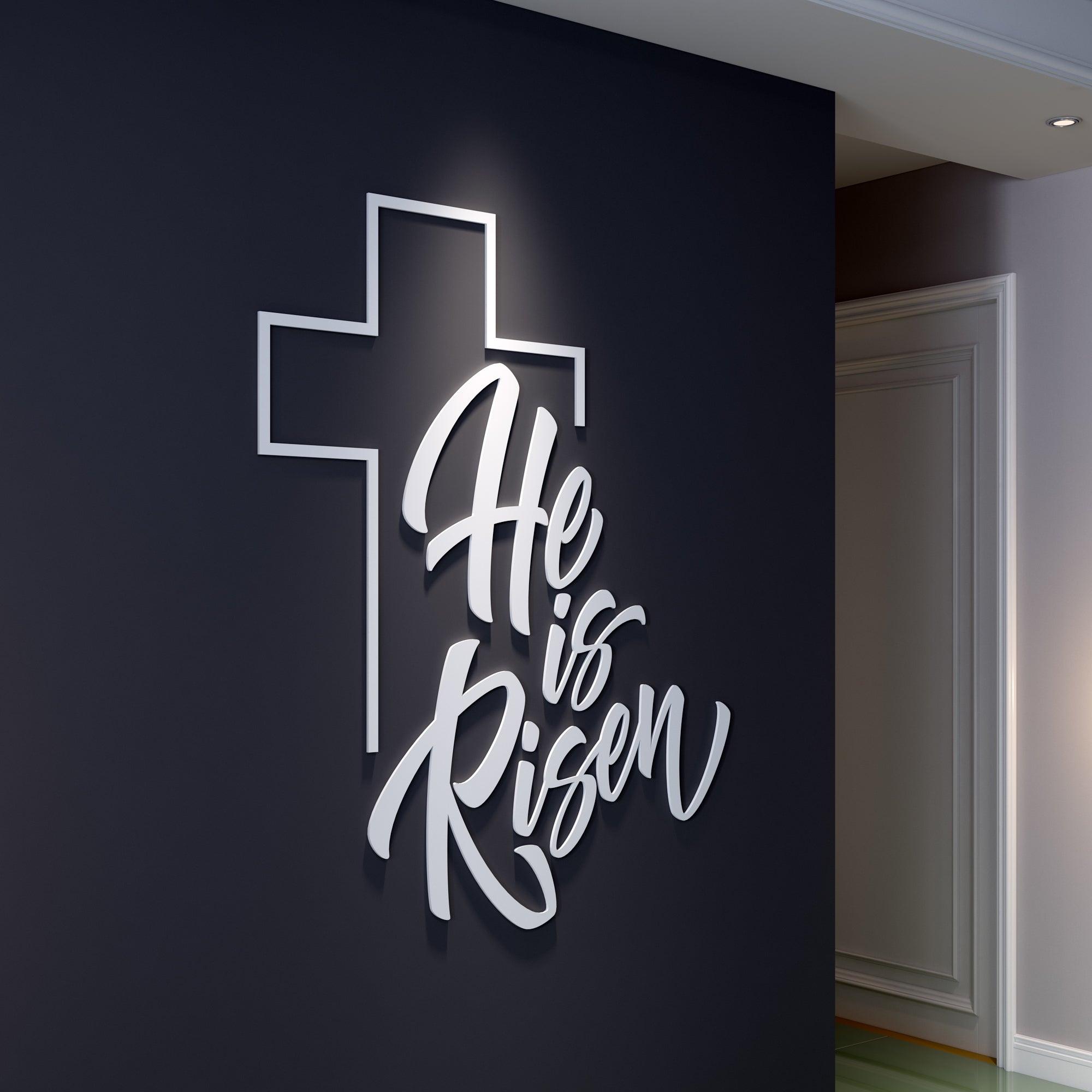He is Risen 3D Wall Decor - PRHOMZ